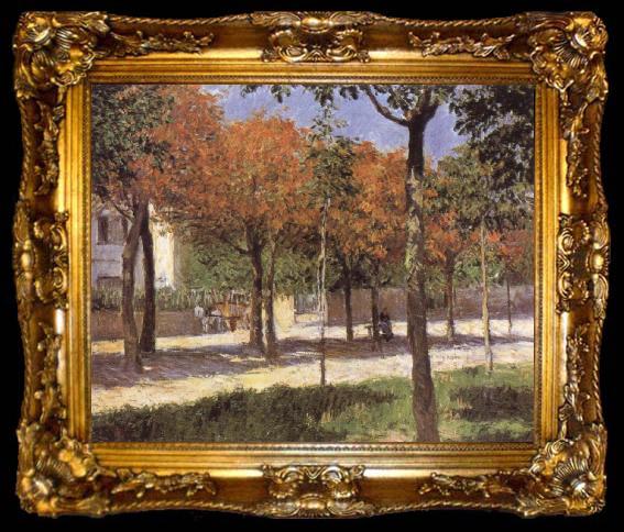 framed  Gustave Caillebotte Square at Argenteuil, ta009-2